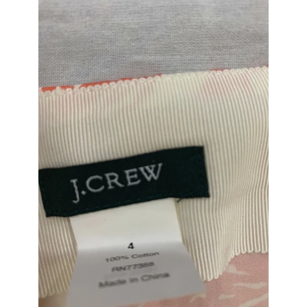 J.CREW WOMENS COTTON SKIRT SIZE 4